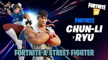 Skins de Ryu y Chun-Li de Street Fighter llegarán a Fortnite; todo lo que sabemos