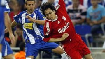 <strong>HISTORIA.</strong> Luis García entró en la historia del Espanyol al ser el primer goleador del nuevo estadio perico.