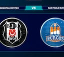 Resumen del Besiktas vs. San Pablo Burgos de la Champions League