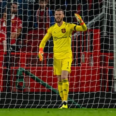 Maguire, frustrado con De Gea