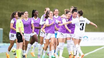 Real Madrid 3 - Madrid CFF 2, en directo: resumen, goles y resultado