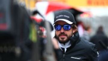 Fernando Alonso, en Shanghai.