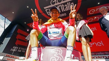 Esteban Chaves es el nuevo líder del Giro de Italia