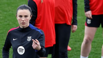 La defensa del FC Barcelona Ingrid Syrstad Engen.