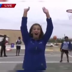 El error viral de una presentadora sin darse cuenta