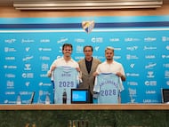 Rueda de prensa renovación Recio y Dani Lorenzo.