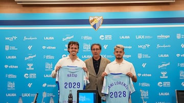 Rueda de prensa renovación Recio y Dani Lorenzo.