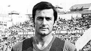 <B>470 PARTIDOS</b>. En el Barça jugó de 1965 a 1976, jugando 470 partidos donde consiguió siete goles.