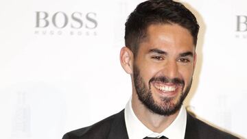 Isco during a Hugo Boss event
