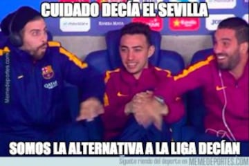 Los memes más divertidos del Barcelona-Sevilla