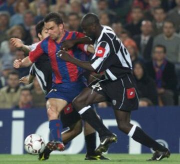 22 de abril de 2003. Partido de vuelta de los cuartos de final de la Champions League entre el Barcelona y la Juventus, ganó la Juve por 1-2. Pasaron a la semifinal los de Turín.