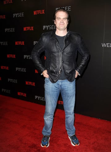 El actor que interpreta a Jim Hopper en 2017. 