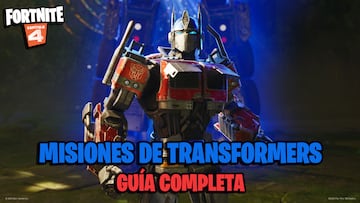 fortnite capitulo 4 temporada 3 tierras salvajes misiones transformers