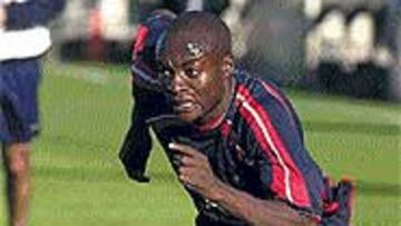 <b>DE MODA</B>. Webo se ha convertido en el jugador del momento de Osasuna con su gol en Mallorca.