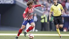 Griezmann, durante el Atl&eacute;tico-Celta