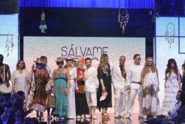Segundo desfile de j車venes dise?adores espa?oles. Los colaboradores de S芍lvame desfilan con las propuestas 'Salvame Beach'.