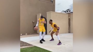 La perfecta imitación de Kobe y LeBron en redes