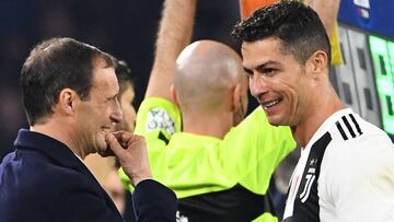 Allegri reservará a Cristiano para el partido contra el Atleti