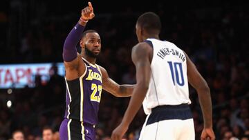 LeBron James (Lakers), ante Finney-Smith (Dallas Mavericks).