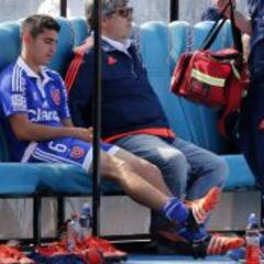 Martínez se pierde la final de Copa Chile y el resto del año