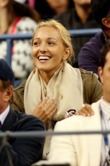 La novia de Novak Djokovic, Jelena Ristic.