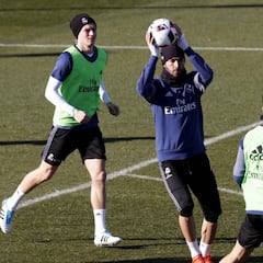 El Real Madrid entrena ultimando su remontada en Balaídos