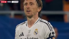 Las reacciones de Modric y Ancelotti con Brahim en el 3-2