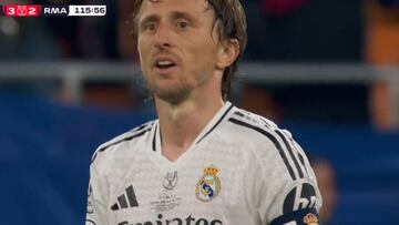 Las reacciones de Modric y Ancelotti con Brahim en el 3-2