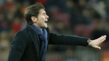 Marcelino: "Obligamos al Barça a replegarse y contragolpear"