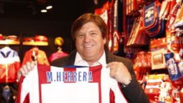 Herrera, en la tienda del Cerro del Espino