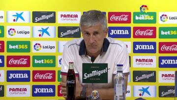 Quique Setién: "Cada vez entiendo menos el criterio del VAR; esa es la realidad"