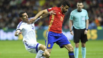 Diego Costa contra Israel.