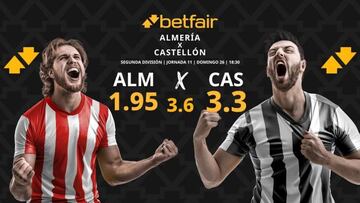 UD Almería vs. CD Castellón: horario, dónde ver, pronósticos y clasificación