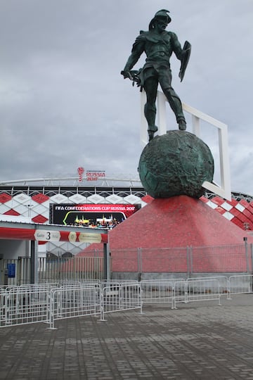 Este es el Estadio de Spartak donde debutará la Roja