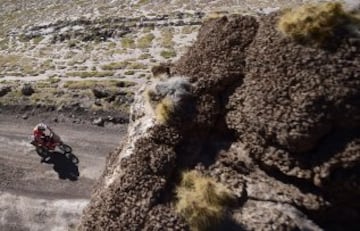 Sexta etapa, Uyuni-Uyuni. El español Gerard Fares Guel.
