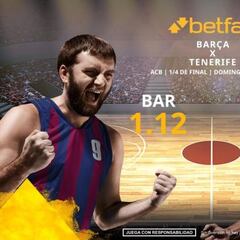 Barça Basket vs. Lenovo Tenerife: horario, TV, estadísticas, cuadro y pronósticos