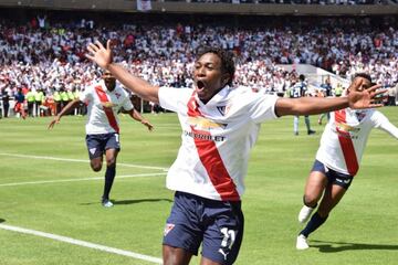 Atlético de San Luis - El ecuatoriano registró 27 goles y 26 asistencias en un total de 134 partidos con el LDU de Quito.