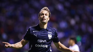 during the 7th round match between Puebla and Monterrey as part of the Liga BBVA MX, Torneo Apertura 2025 at Cuauhtemoc Stadium, on August 29, 2025 in Puebla, Mexico.