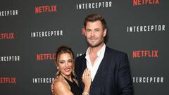 SYDNEY, AUSTRALIA - MAY 25: Elsa Pataky and Chris Hemsworth attend the red carpet screening of Interceptor at The Ritz on May 25, 2022 in Sydney, Australia. (Photo by Don Arnold/WireImage)