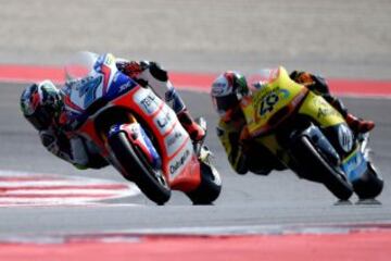 Lorenzo Baldassarri y Alex Rins.