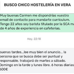 La indignante oferta de trabajo que no se ciñe a la realidad