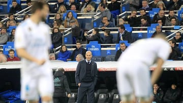 24/01/18 PARTIDO CUARTOS VUELTA COPA DEL REY REAL MADRID - LEGANES 
  ZIDANE 