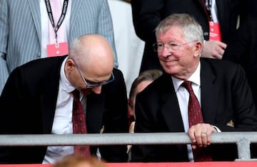 Changed fortunes | Sir Alex Ferguson watches Southampton vs Manchester United at St Mary's Stadium.