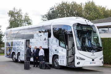 El autobús del Real Madrid. 