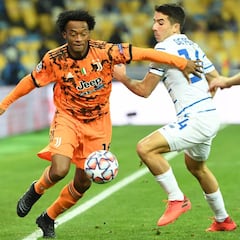 Asistencia de Cuadrado en triunfo de la Juventus en Champions