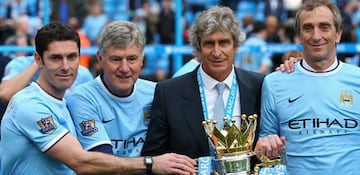 Brian Kidd was part of Pellegrini's set-up and has been kept on by Guardiola.