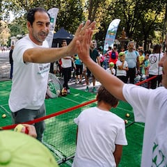 Las Finales de la Davis en el corazón de Madrid con los niños