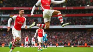 Alexis Sánchez es el mejor de la Premier League para los hinchas