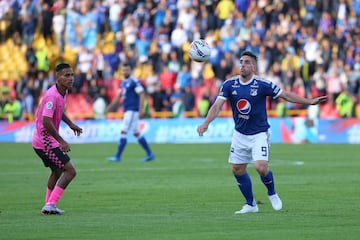 Millonarios venció a Boyacá Chicó en la primera jornada de la Liga Águila II - 2018 en el estadio El Campín. Hauche y Silva marcaron para Millonarios