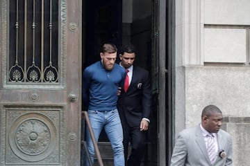 Las imágenes de la detención de McGregor